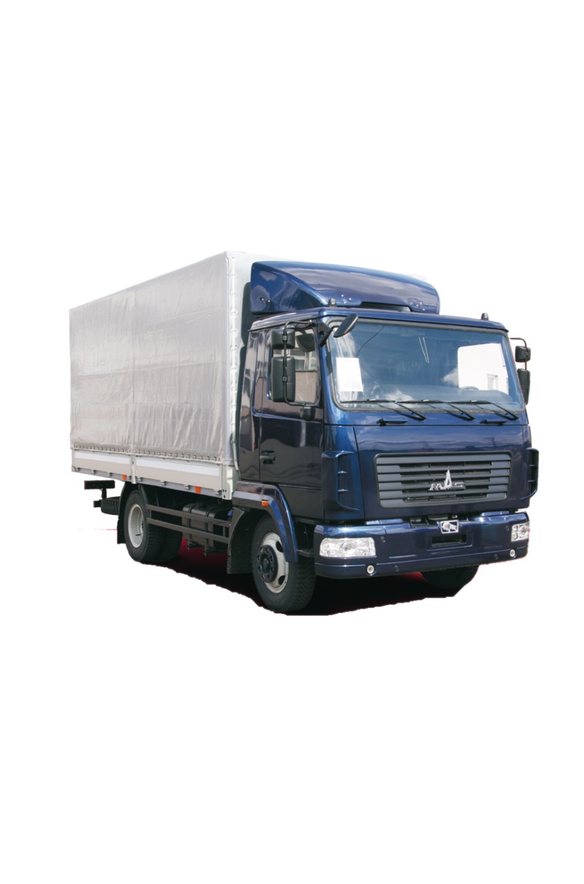 Бортовой автомобиль МАЗ-4371V2-561-000 тентованный 4×2
