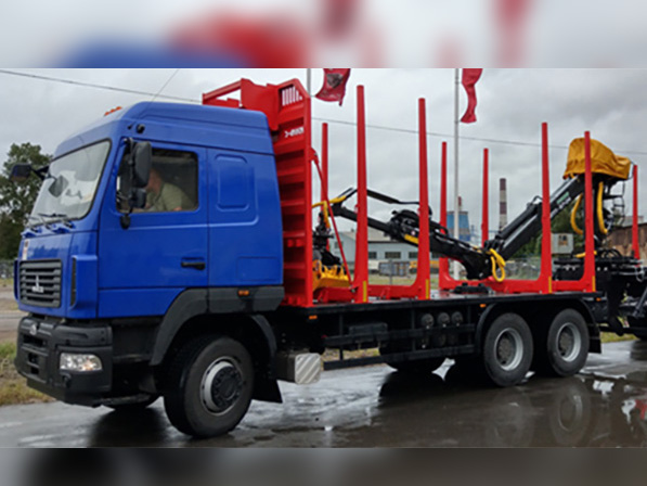 Сортиментовоз МАЗ 631228-8575-012 с площадкой ДИЗЕЛЬ-С 6х4