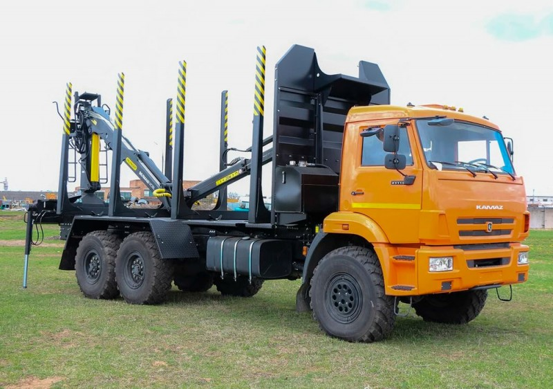 Сортиментовоз с ГМ VM10L74 на шасси КАМАЗ-43118