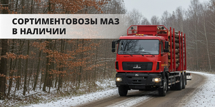 Сортиментовозы МАЗ в наличии!