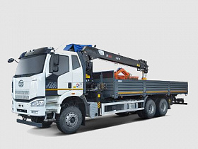 КМУ HIAB 160TM-6 FAW j6 6х4 CA3250